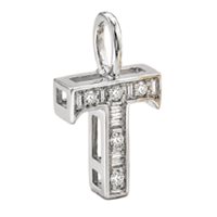 Pendente Elements in Oro bianco Diamante EPFT14137.001